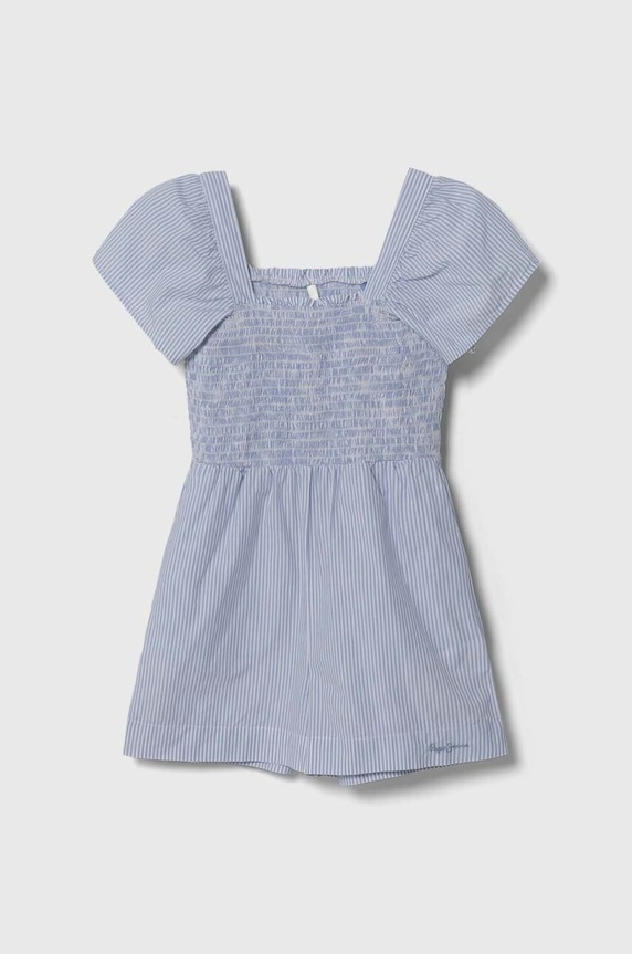 Детский хлопковый комбинезон Pepe Jeans ORNELLA хлопок голубой PG230323