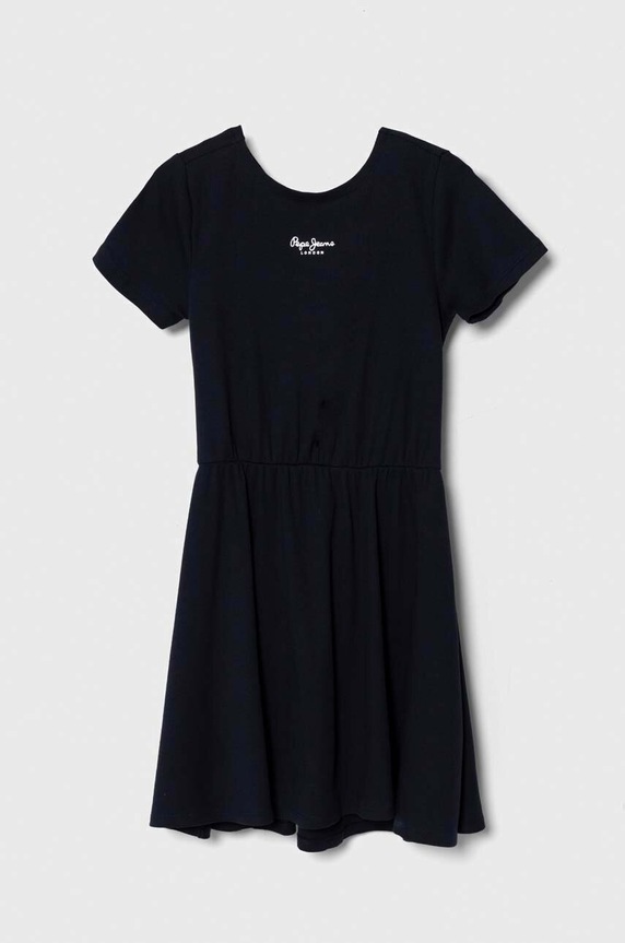 Pepe Jeans sukienka dziecięca OLYA z elastanem granatowy PG951663