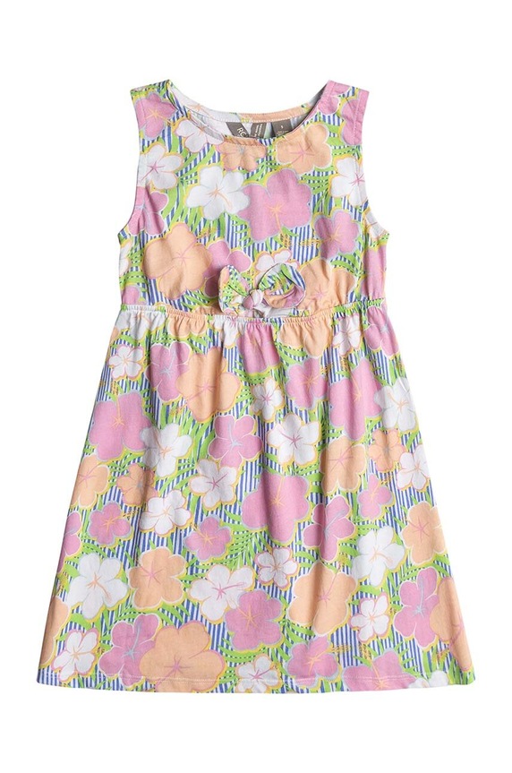 Roxy sukienka bawełniana dziecięca SUMMER AIR wzorzyste multicolor ERLX603038