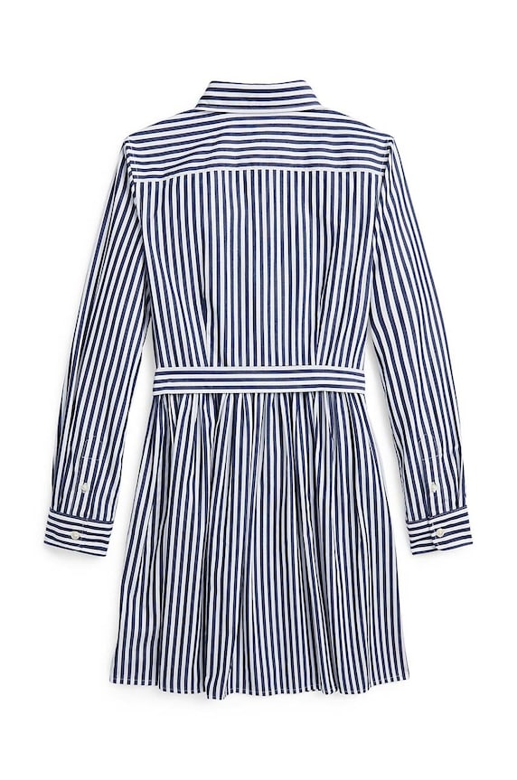 Polo Ralph Lauren sukienka bawełniana dziecięca 313934134003 niebieski AW24