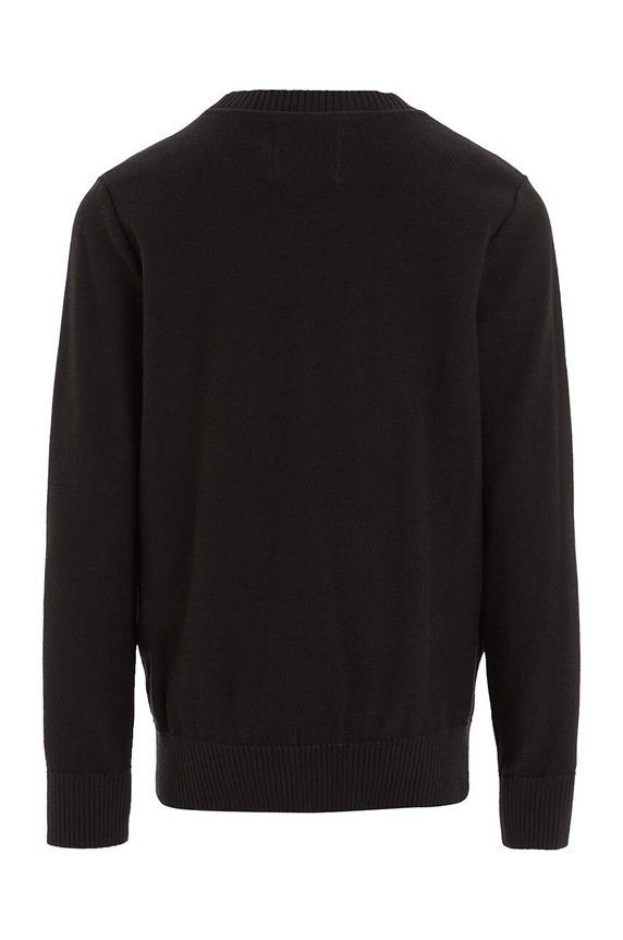 Chłopiec Calvin Klein Jeans sweter bawełniany dziecięcy IB0IB01961.116.PPYH czarny