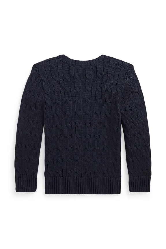 Chłopiec Polo Ralph Lauren sweter bawełniany dziecięcy 322702674060 granatowy
