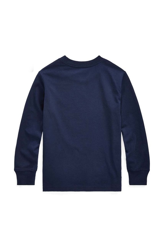 Polo Ralph Lauren gyerek pamut pulóver 322843804002 sötétkék AW24