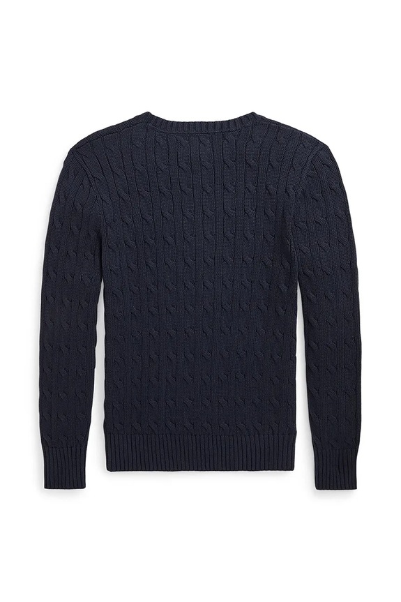 Băieți Polo Ralph Lauren pulover de bumbac pentru copii 323702674060 negru