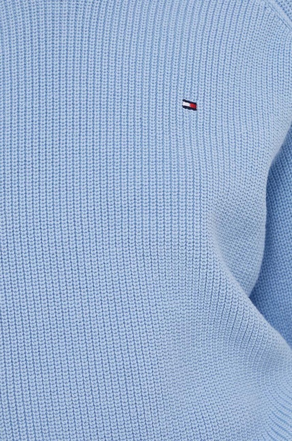 Tommy Hilfiger sweter bawełniany WW0WW40751 niebieski