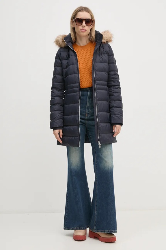Bavlněný svetr Tommy Hilfiger WW0WW41142 oranžová NC24