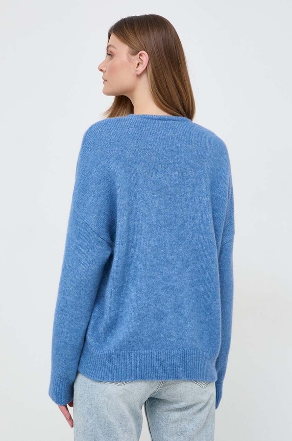 Ruházat Boss Orange gyapjú pulóver 50509995 kék