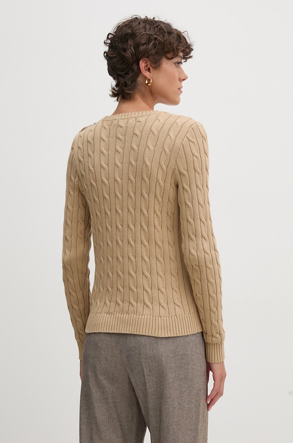 Odzież Lauren Ralph Lauren sweter bawełniany 200932223 beżowy