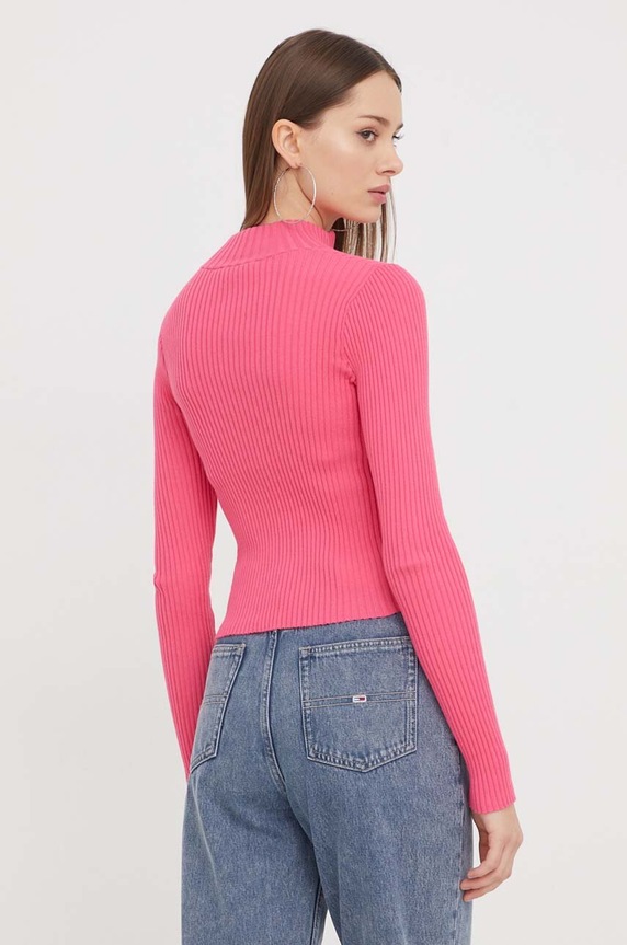 Odzież Tommy Jeans kardigan DW0DW17243 różowy