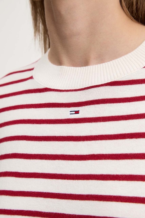 Tommy Jeans sweter DW0DW17254 beżowy