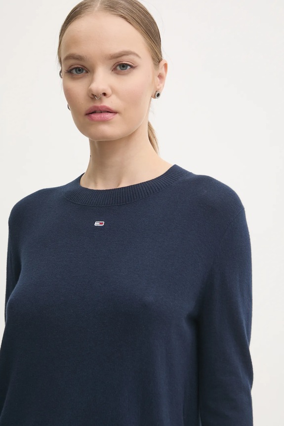 Tommy Jeans pulóver sötétkék DW0DW17254