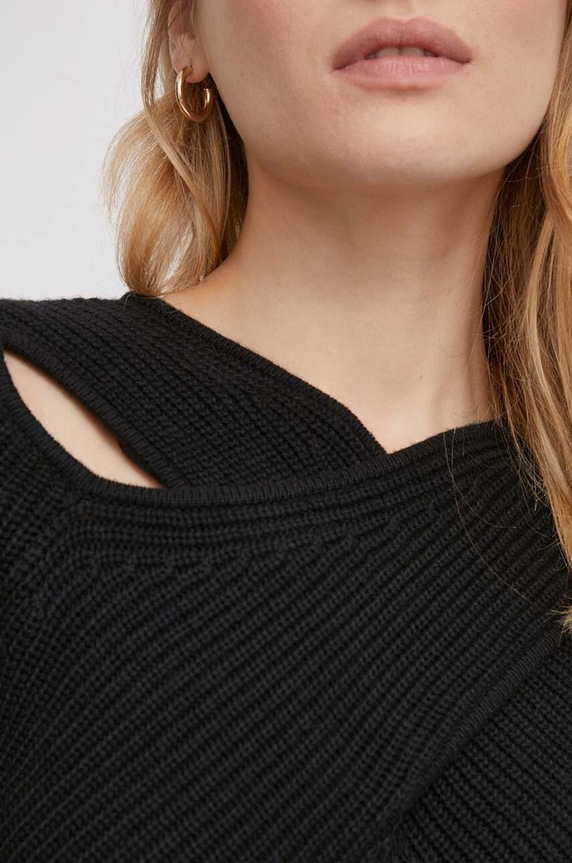 Pulover s dodatkom vune Joop! 30040173 crna