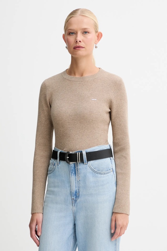 Levi's sweter pozostałe brązowy A0719
