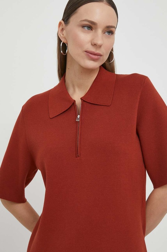 Tiger Of Sweden pulóver Ariia narancssárga S70429040