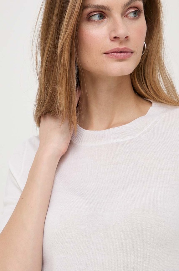 Max Mara Leisure gyapjú póló és kardigán 2416381027600