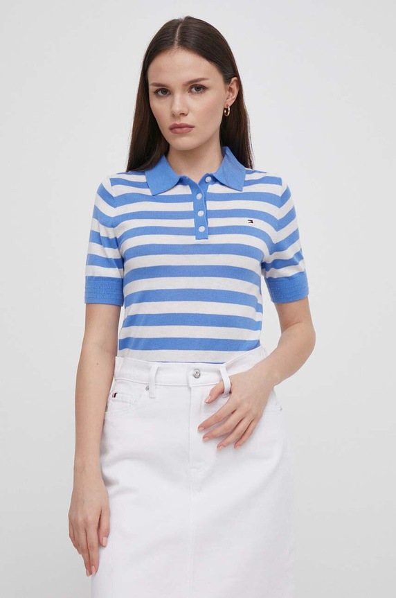 Tommy Hilfiger pulóver kék WW0WW37937