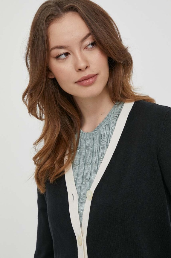 Lauren Ralph Lauren kardigán fekete 200933169
