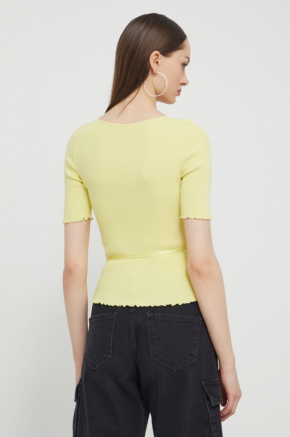 HUGO t-shirt 50514288 sárga SS24