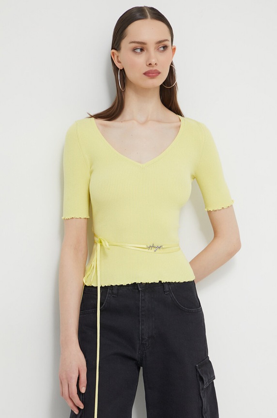 Ruházat HUGO t-shirt 50514288 sárga