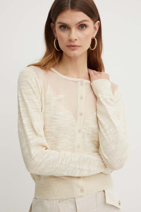 Pinko cardigan subtiri bej 103551.A1WR
