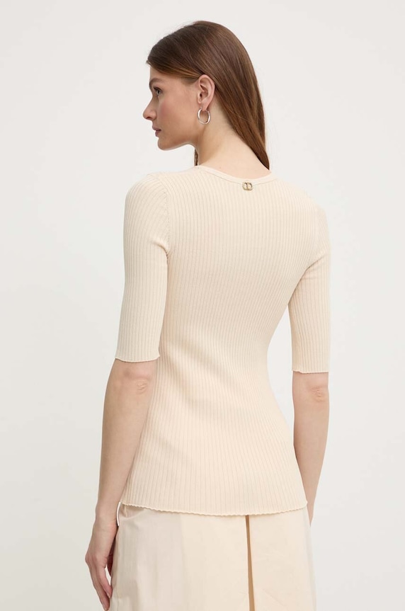 Odzież Twinset bluzka 241TT3154 beżowy