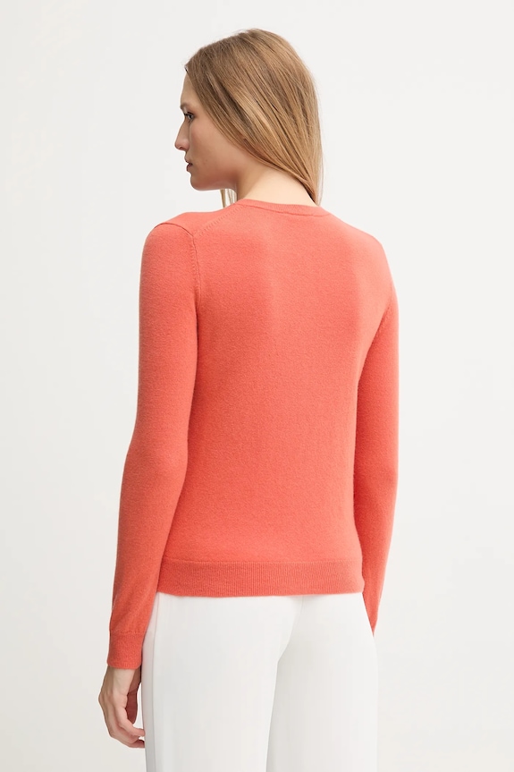 Ruházat United Colors of Benetton gyapjú kardigán 1002D5485 narancssárga