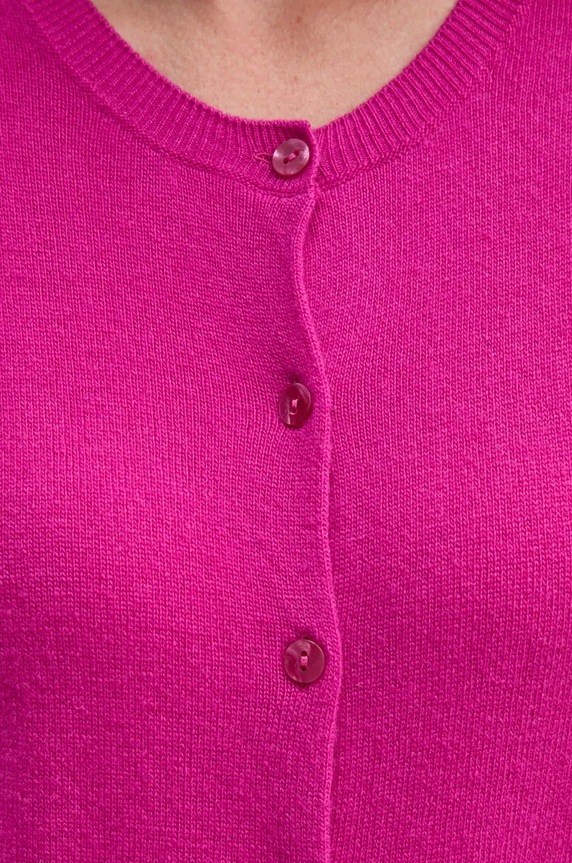 Vuneni kardigan United Colors of Benetton 1002D5485 roza