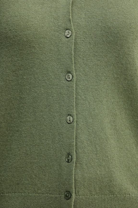 United Colors of Benetton cardigan din lana 1002D5485 verde