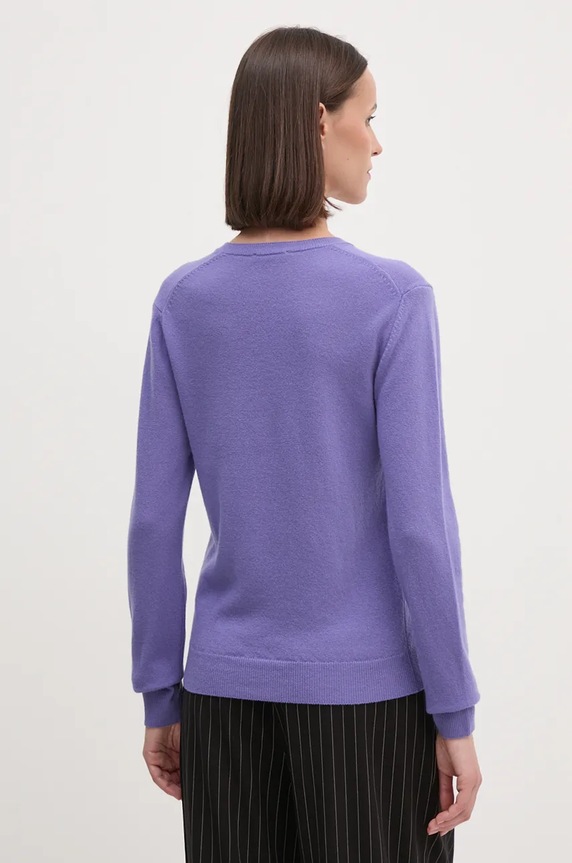 Ruházat United Colors of Benetton gyapjú pulóver 1002D4488 lila