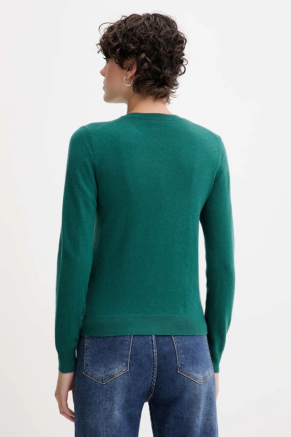 Oblečenie Vlnený sveter United Colors of Benetton 1002D1K01 tyrkysová