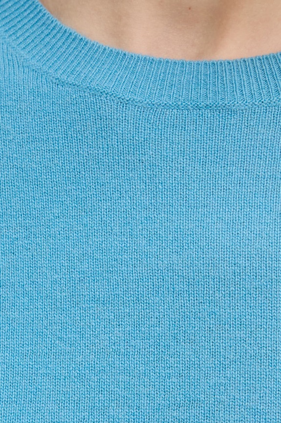 United Colors of Benetton sweter wełniany 1002D1K01 niebieski