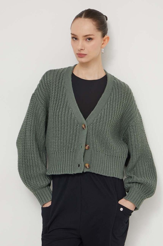 Kardigán Roxy zelená ERJSW03591