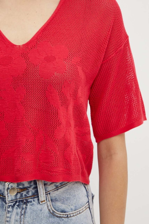 United Colors of Benetton tricou 103CD401M roz