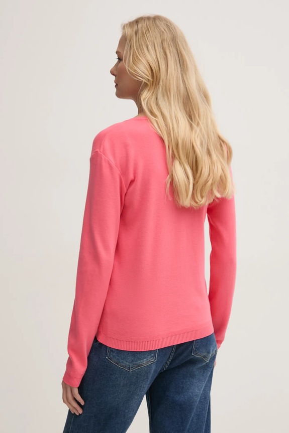 Oblečenie Bavlnený sveter United Colors of Benetton 1091D4625 ružová