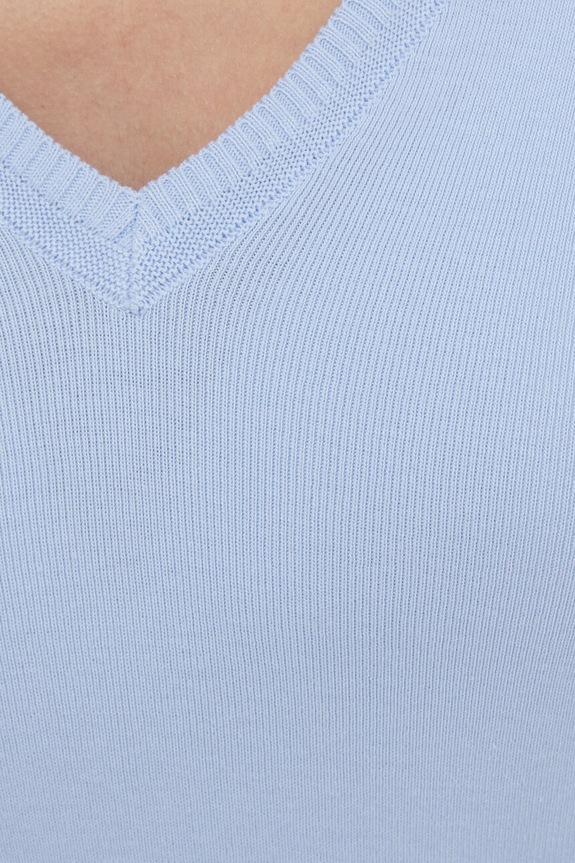United Colors of Benetton sweter bawełniany 1091D4625 niebieski