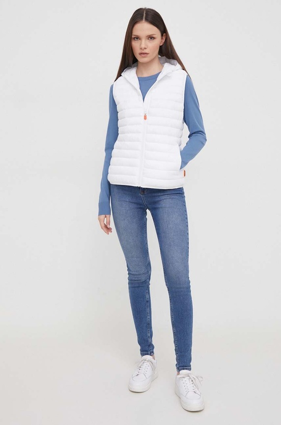 Sisley sweter 14ETM100F niebieski SS24