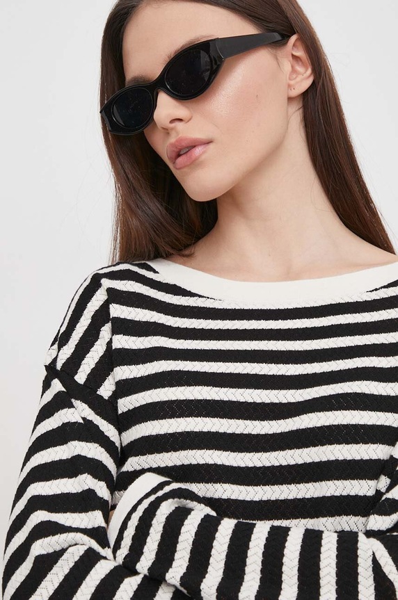 Sisley sweter czarny 14ETL104D