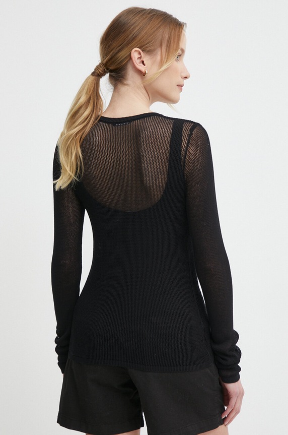 Odzież Sisley sweter 1084M104S czarny