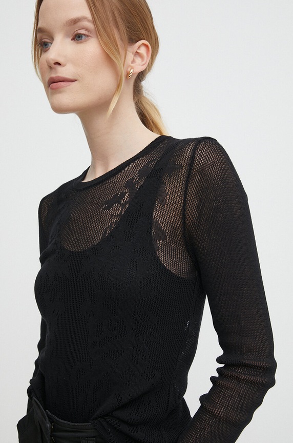 Sisley sweter czarny 1084M104S