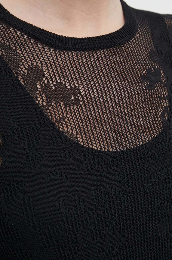 Sisley sweter 1084M104S czarny