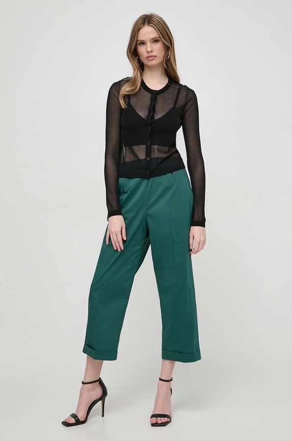 MICHAEL Michael Kors kardigan i top MS460UUB8D czarny SS24