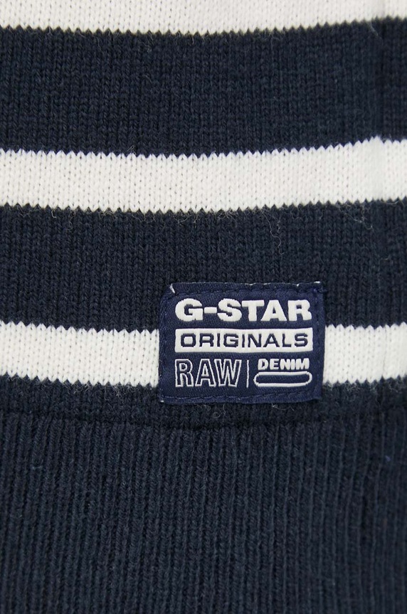 Sveter s prímesou vlny G-Star D24489.D563 tmavomodrá