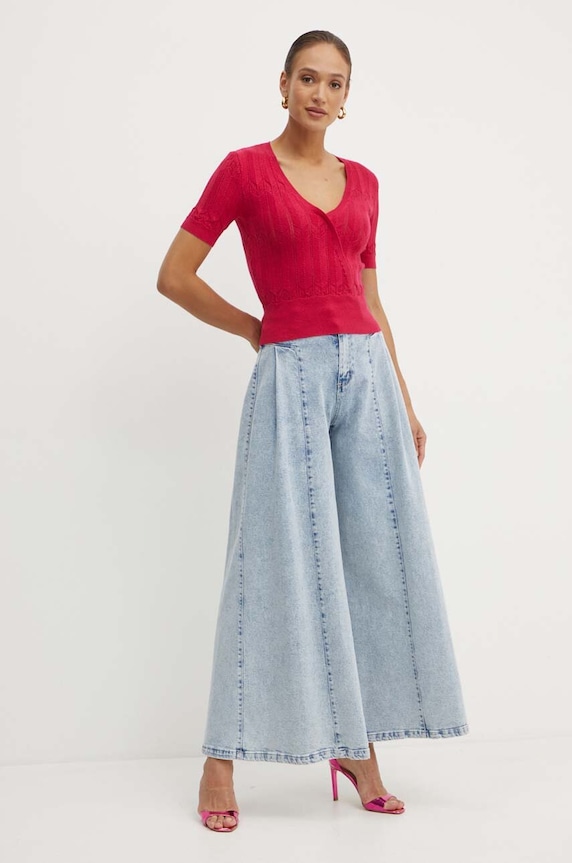 Morgan sweter MCOLOR MCOLOR.FRESIA różowy SS24