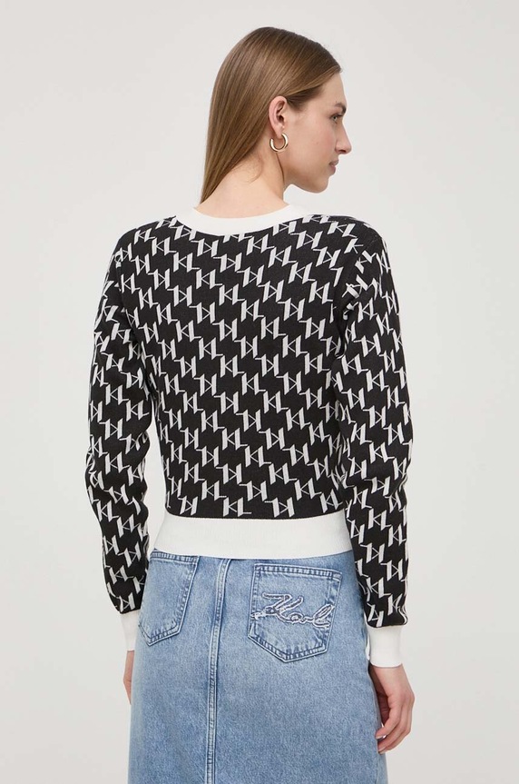 Ruházat Karl Lagerfeld kardigán 241W2007 fekete