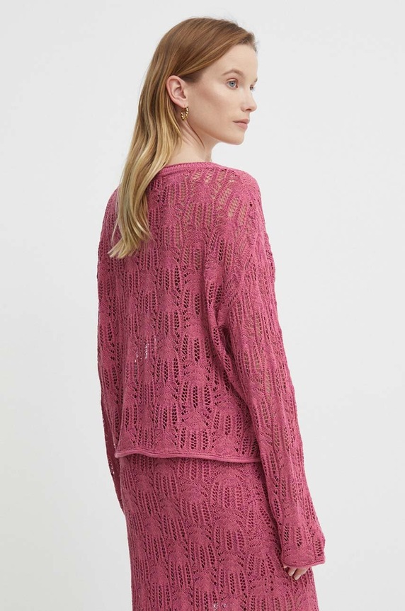 Odzież Pepe Jeans sweter GWEN PL702129 różowy