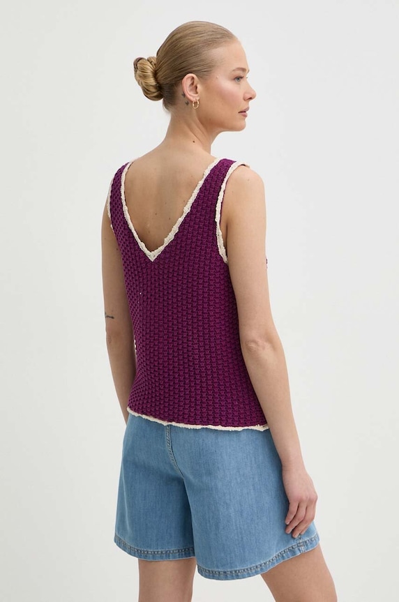 Ρούχα Γιλέκο Weekend Max Mara 2415361013600 μωβ