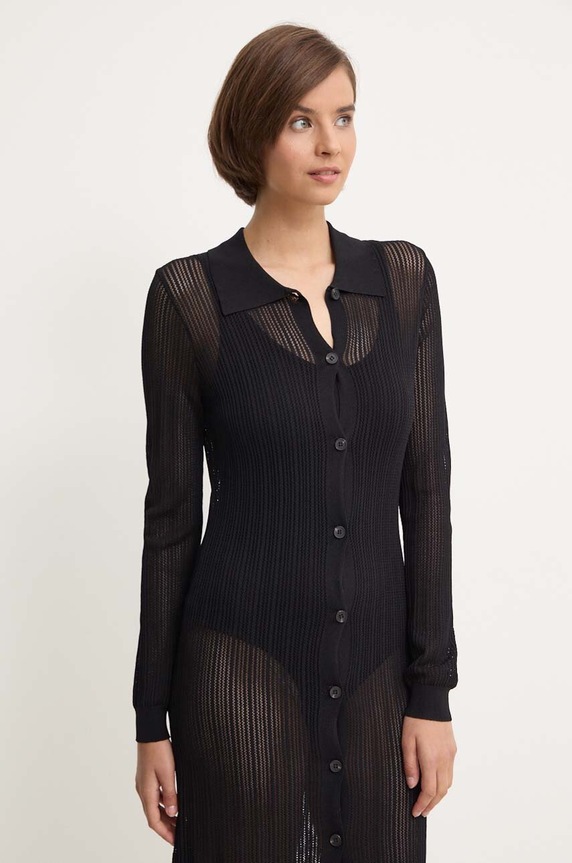 Sandro Ferrone cardigan negru SFS138XBDBESS
