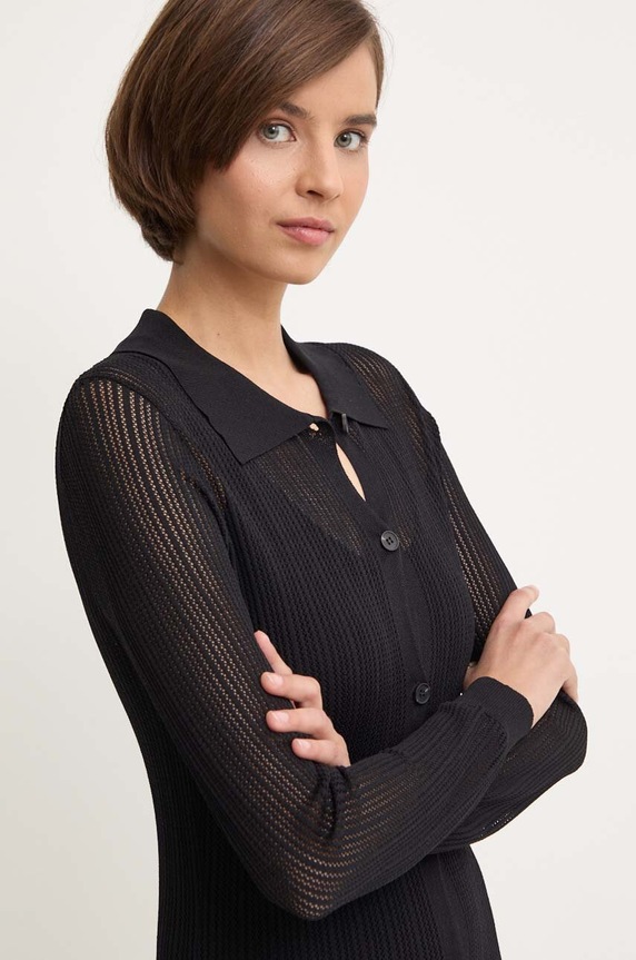 Sandro Ferrone cardigan SFS138XBDBESS negru