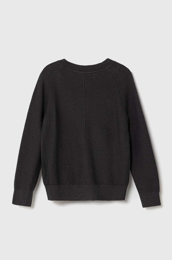 Calvin Klein Jeans kardigan z domieszką kaszmiru IN0IN00156.PPYH szary SS24