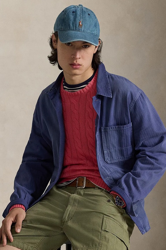Polo Ralph Lauren sveter bavlnený pánsky ružová 710775885